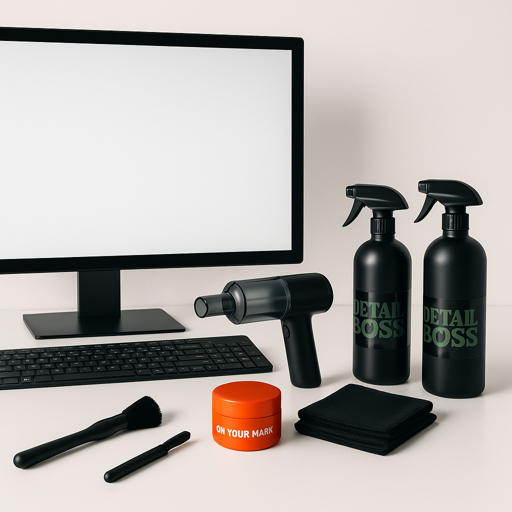 "How the Detail Boss Kit Makes Car Cleaning Easy — Spray, Blow, and Shine Like a Pro"