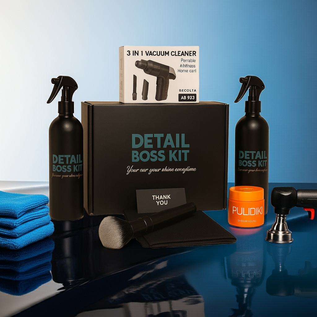 Detail Boss Kit – 6-in-1 Complete Car Detailing System