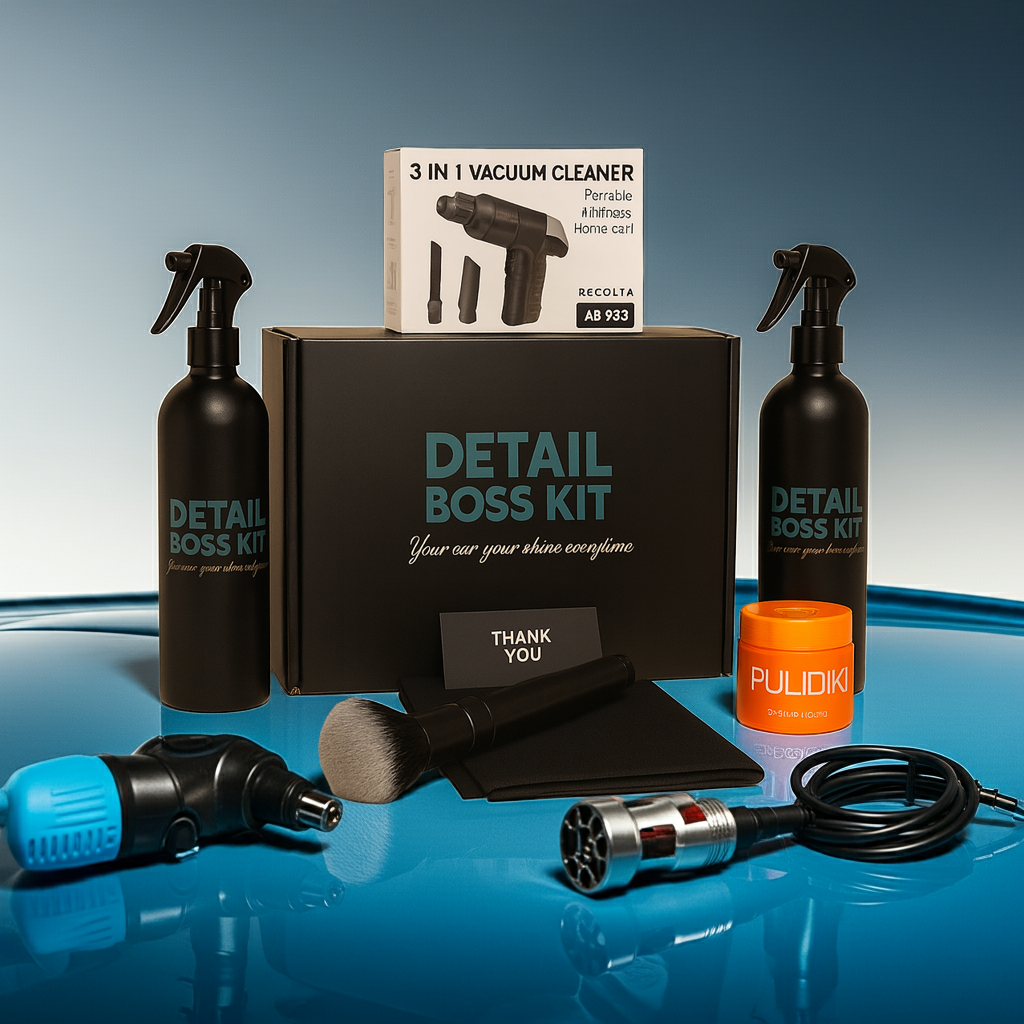 Detail Boss Kit – 6-in-1 Complete Car Detailing System